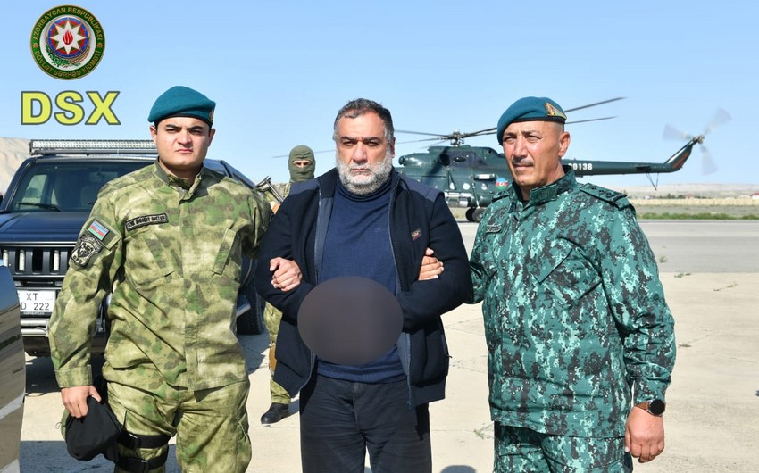 Ruben Vardanyan qandallanaraq Bakıya gətirildi - DSX açıqlama yaydı (FOTO)