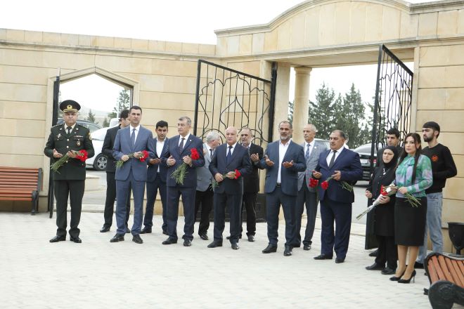 Şirvanda şəhid&nbsp;Asif Qəribovun xatirəsi anılıb - FOTOLAR