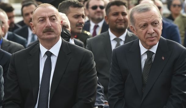 Prezident İlham Əliyev&nbsp;Ərdoğanla görüşüb - VİDEO