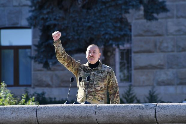 Prezident, birinci xanım,&nbsp;Heydər Əliyev və nazirlər Xankəndidə paradda: "Bu, tarixi hadisədir" - VİDEO/FOTOLAR (YENİLƏNİB)