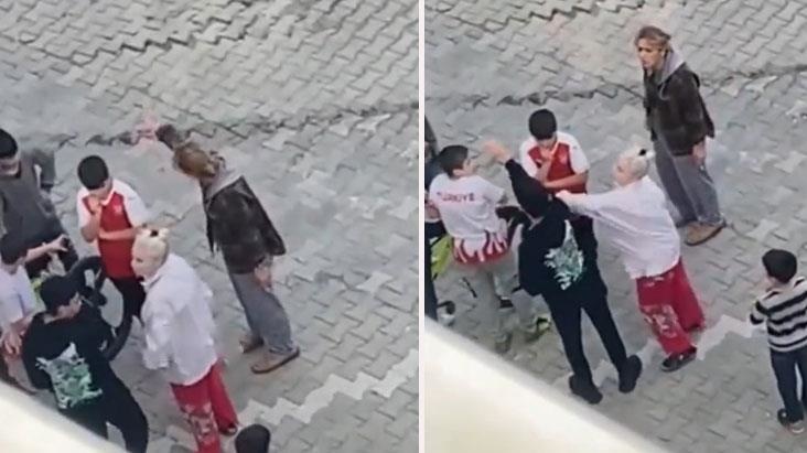 "Yeşilçam"ın məşhur aktrisası uşaqları şillələdi - FOTO