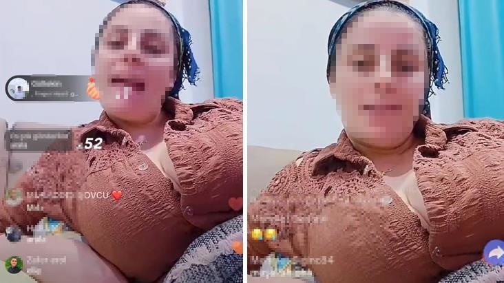 Yarıçılpaq canlı yayımlara çıxan fenomen qadın saxlanıldı - Ədəbsiz hərəkətlərinə görə (FOTO)