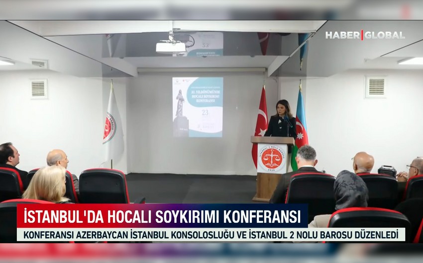 İstanbulda Xocalı soyqırımına həsr olunmuş konfrans keçirilib - VİDEO