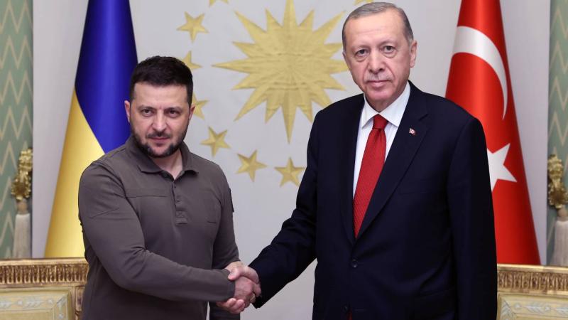 Zelenski Ankarada Ərdoğanla görüşüb