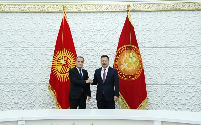 Ceyhun Bayramov Qırğız lideri ilə bir araya gəlib: nələr müzakirə olunub? - FOTO