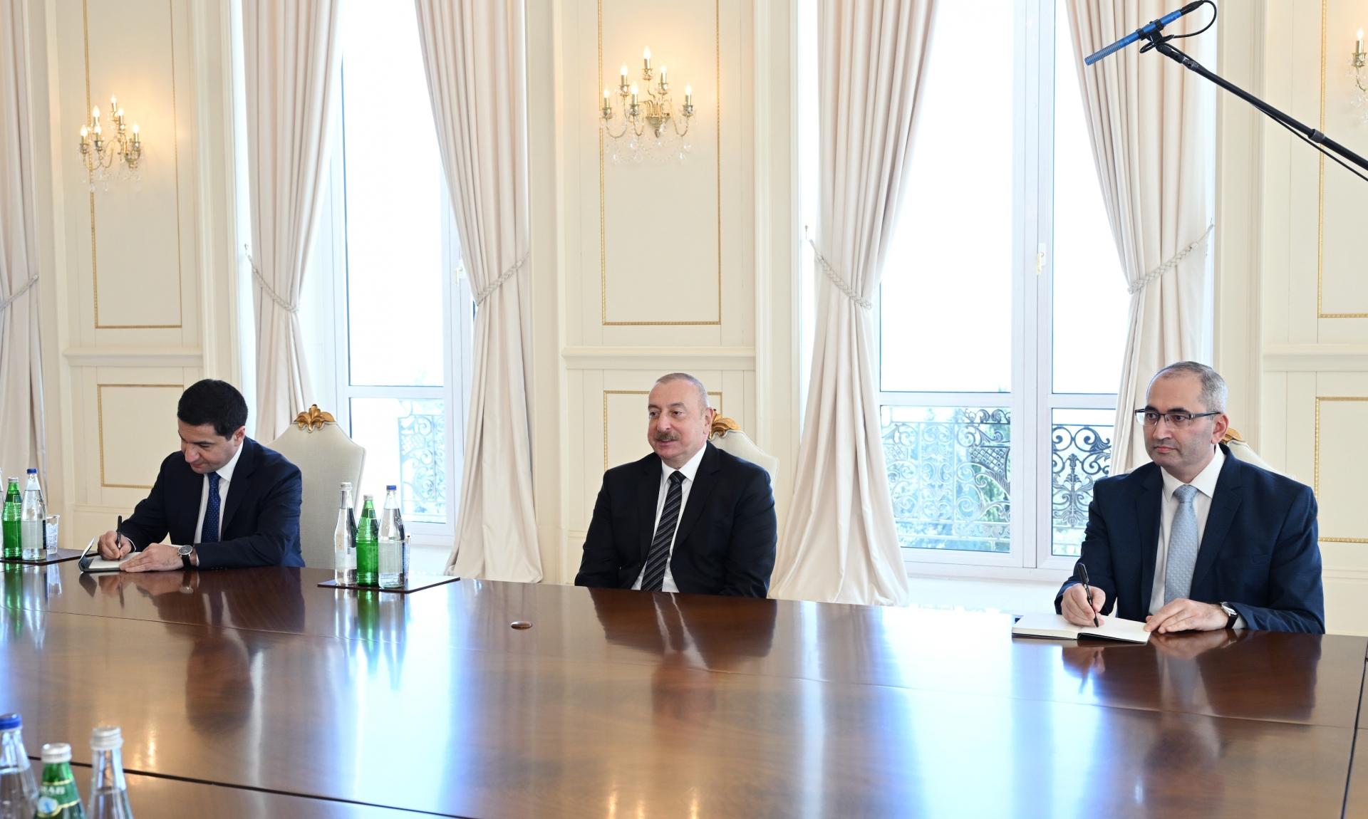 Prezident İlham Əliyev Latviya Seyminin sədrini qəbul edib - FOTOLAR (Yenilənib)