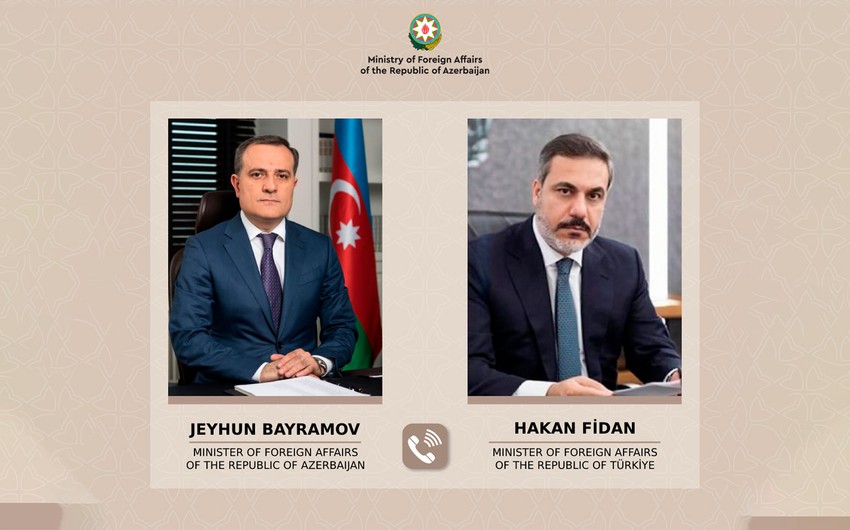 Azərbaycan və Türkiyə XİN başçıları telefonda danışdı&nbsp;