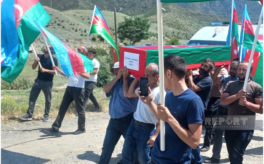 Şəhid&nbsp;Əhliman Əsgərov dəfn edilib