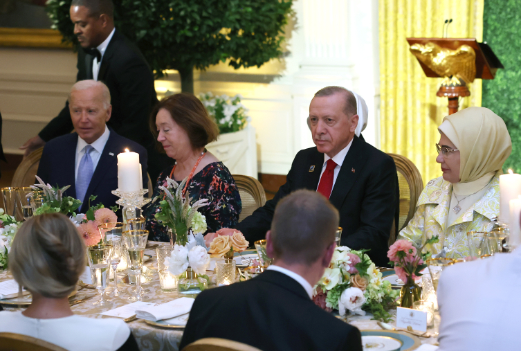 Ərdoğan və xanımı Baydenin verdiyi nahara qatılıb - FOTO