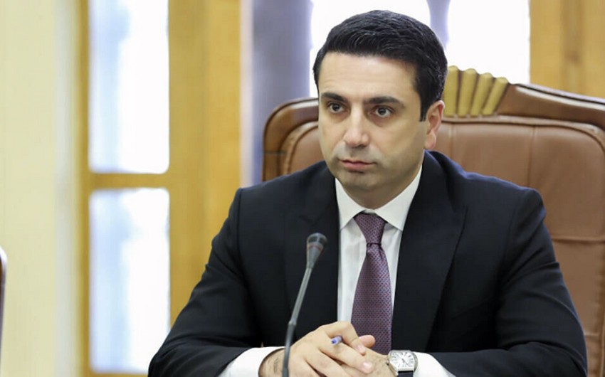 Alen Simonyan: "Ermənistanla Azərbaycan arasında sülhün bərqərar olacağına ümid edirəm"