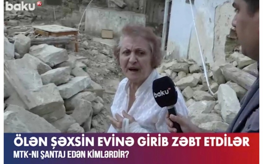 Ölən şəxsin evi zəbt olunub - VİDEO
