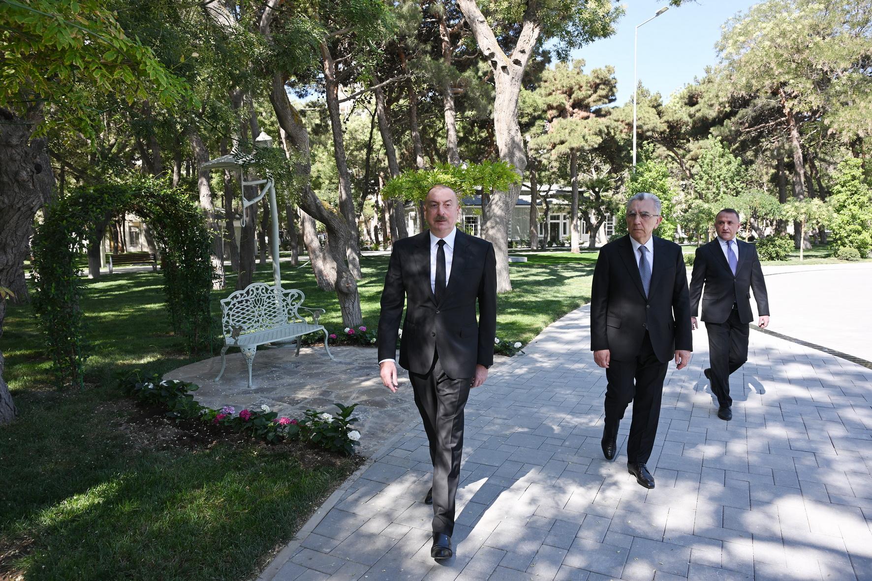 Prezident İlham Əliyev Nərimanov parkının açılışında&nbsp;- FOTOLAR