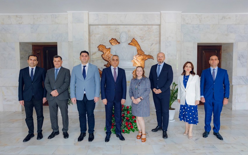 Prezidentin səlahiyyətli nümayəndəsi Naxçıvanda BMT rəsmisi ilə ekoloji məsələləri müzakirə edib