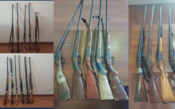 Yevlaxda rayon sakinlərindən qanunsuz silahlar götürülüb