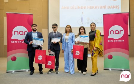 &ldquo;Nar&rdquo;ın dəstəyi ilə Azərbaycan əlifbası və Azərbaycan dili günündə natiqlik çempionatının qalibləri mükafatlandırıldı