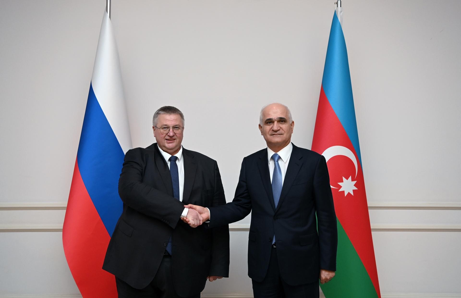 Şahin Mustafayev Rusiya Baş nazirin müavini ilə görüşüb - Nələr müzakirə olunub? (FOTO)