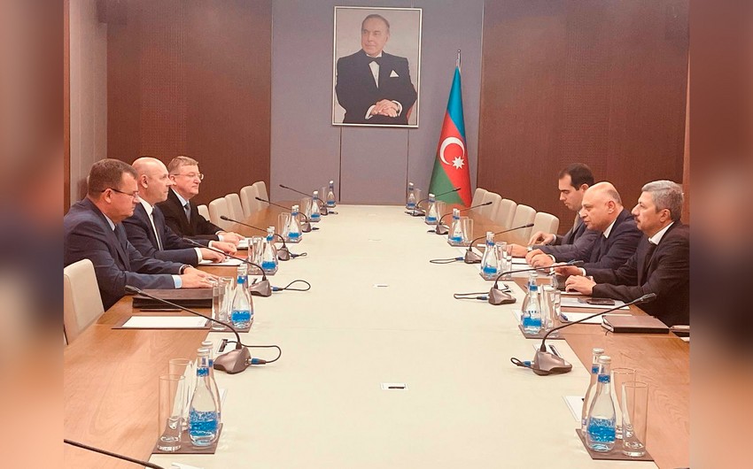 Samir Şərifov Belarus xarici işlər nazirinin müavini ilə görüşüb