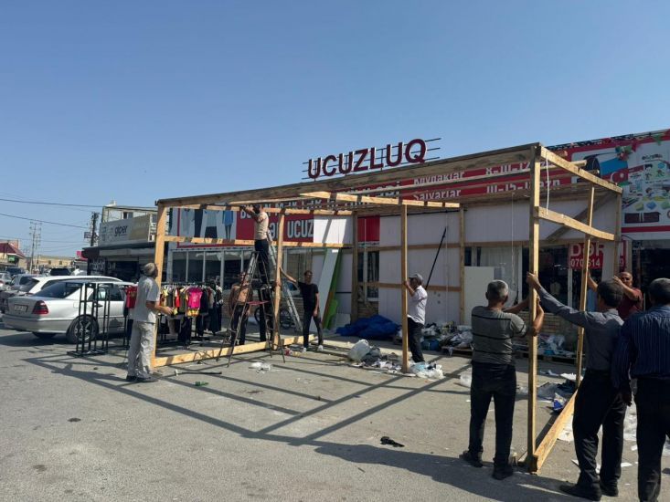 Bakının daha bir rayonunda tikinti özbaşınalığı - VİDEO, FOTOLAR