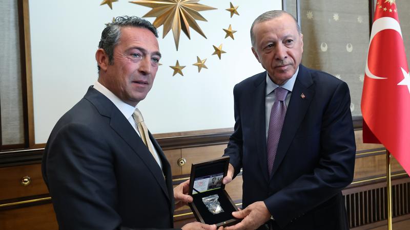 Ərdoğan "Fənərbağça"nın prezidentini qəbul edib - FOTOLAR