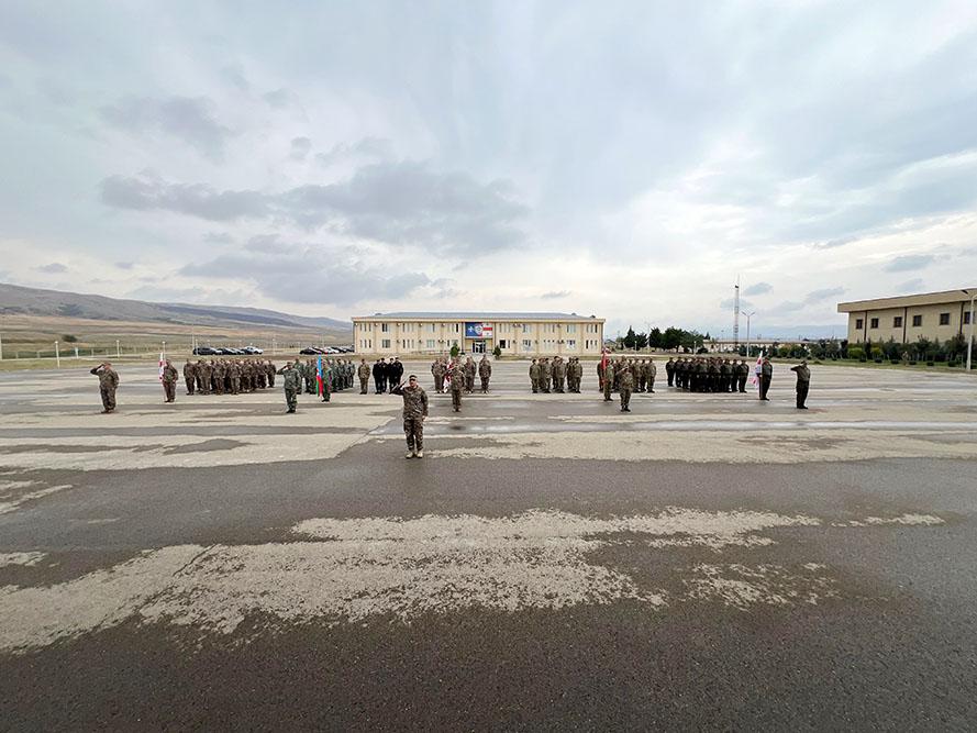 Azərbaycan, Türkiyə və Gürcüstan hərbçiləri birgə təlimdə - FOTOLAR