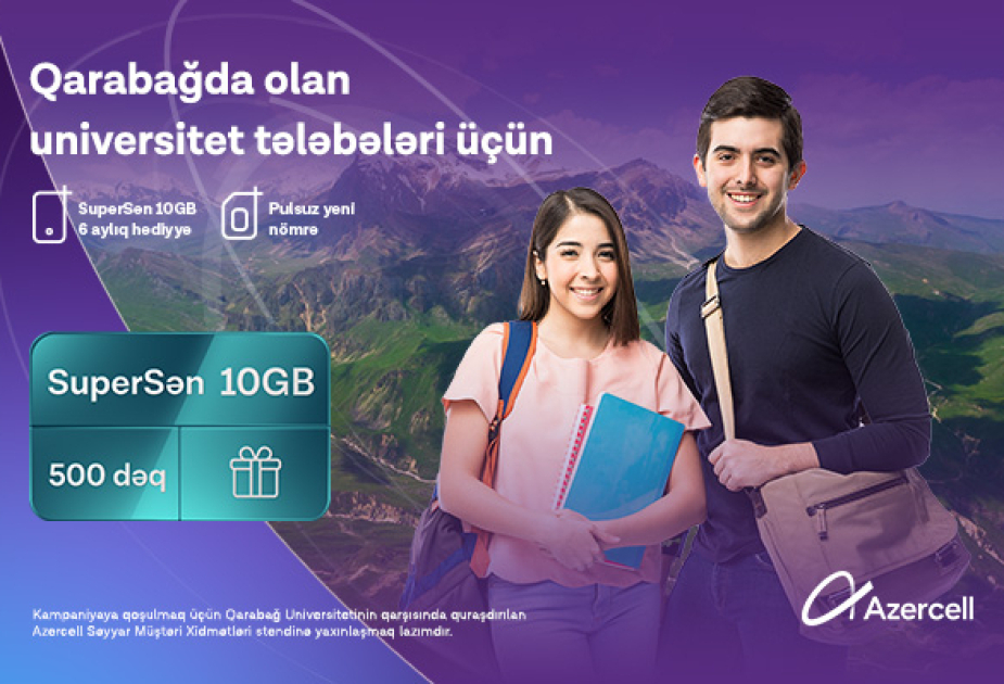 Azercell-dən Qarabağda təhsil alan universitet tələbələri üçün xüsusi kampaniya