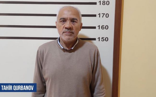 Mingəçevir 62 yaşlı Tahir Qurbanov saxlanılıb