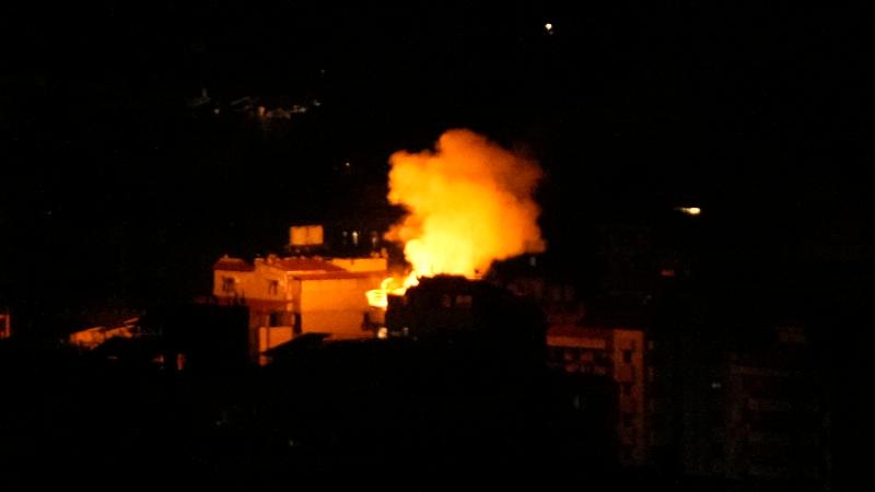 İsrail Livan-Suriya sərhədindəki məntəqəni bombalayıb - Ölənlər var