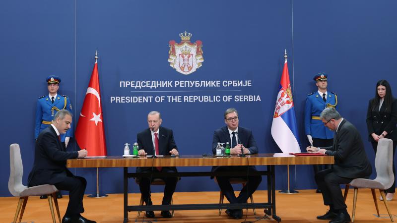 Türkiyə ilə Serbiya arasında 11 yeni sənəd imzalanıb