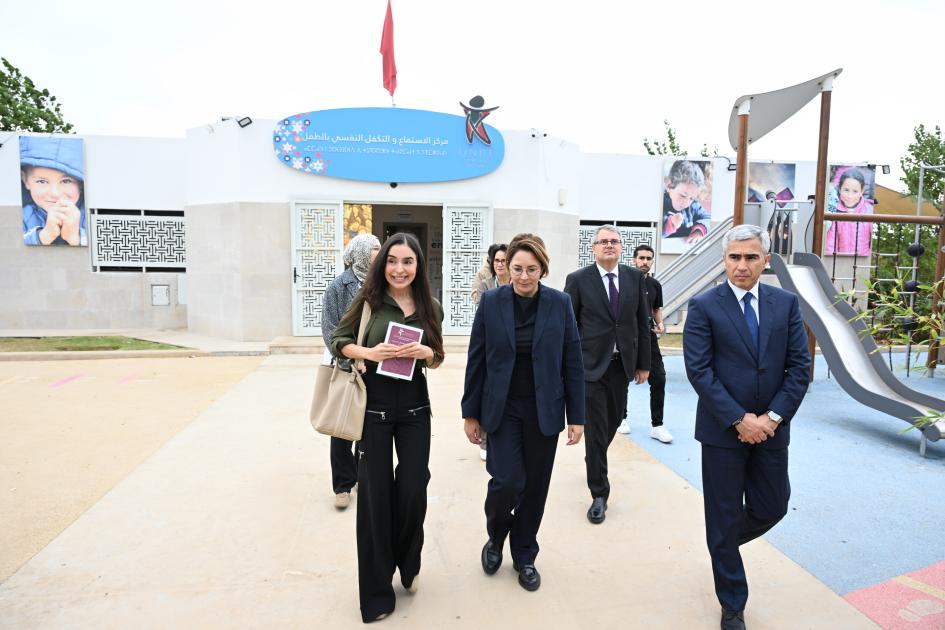 Leyla Əliyeva Mərakeşdə Milli Observatoriyanın vitse-prezidenti ilə görüşüb - FOTOLAR