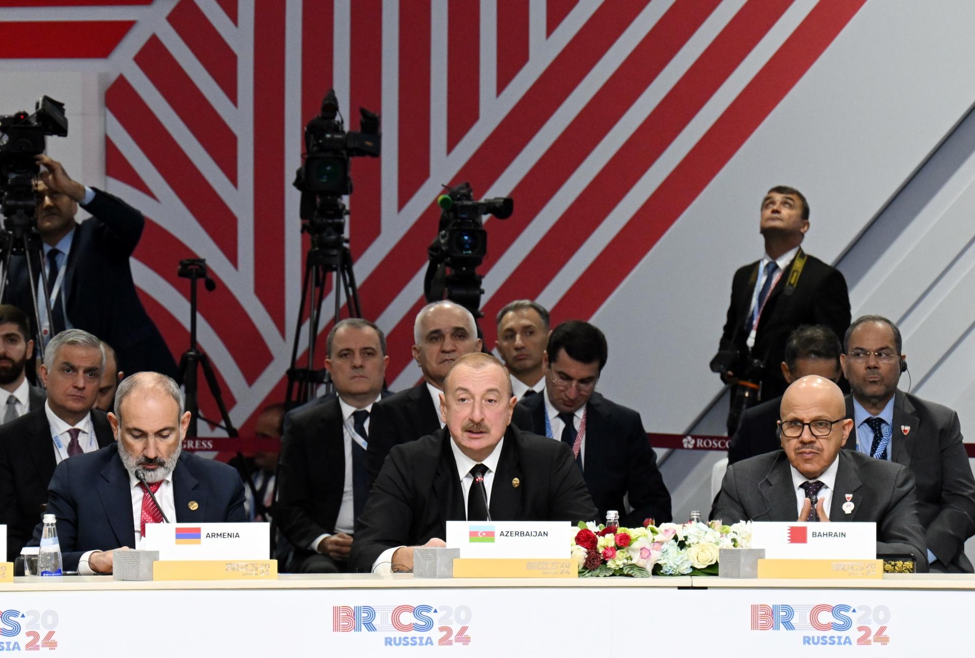 Prezident İlham Əliyev BRİCS+ formatında mühüm mesajlar verdi, Putin razılaşdı - ÇIXIŞIN TAM MƏTNİ (FOTOLAR, Yenilənib)