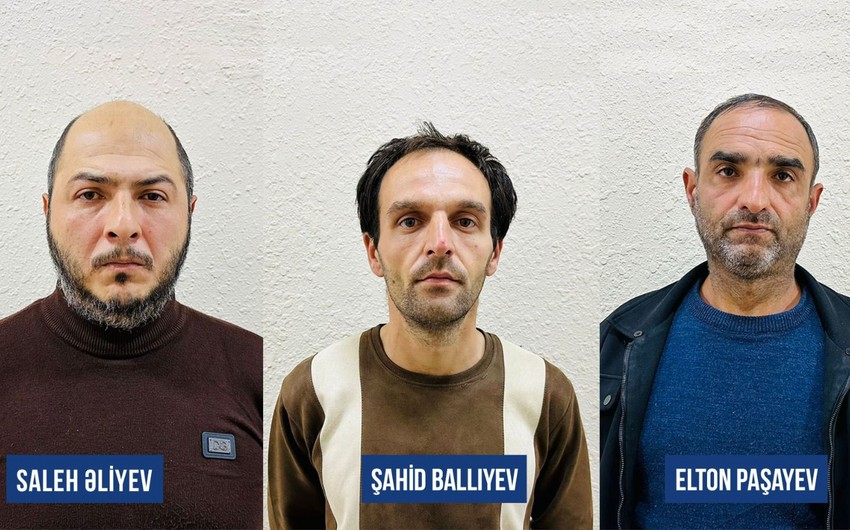 Şəkidə maskalı şəxslər tutulub - FOTO