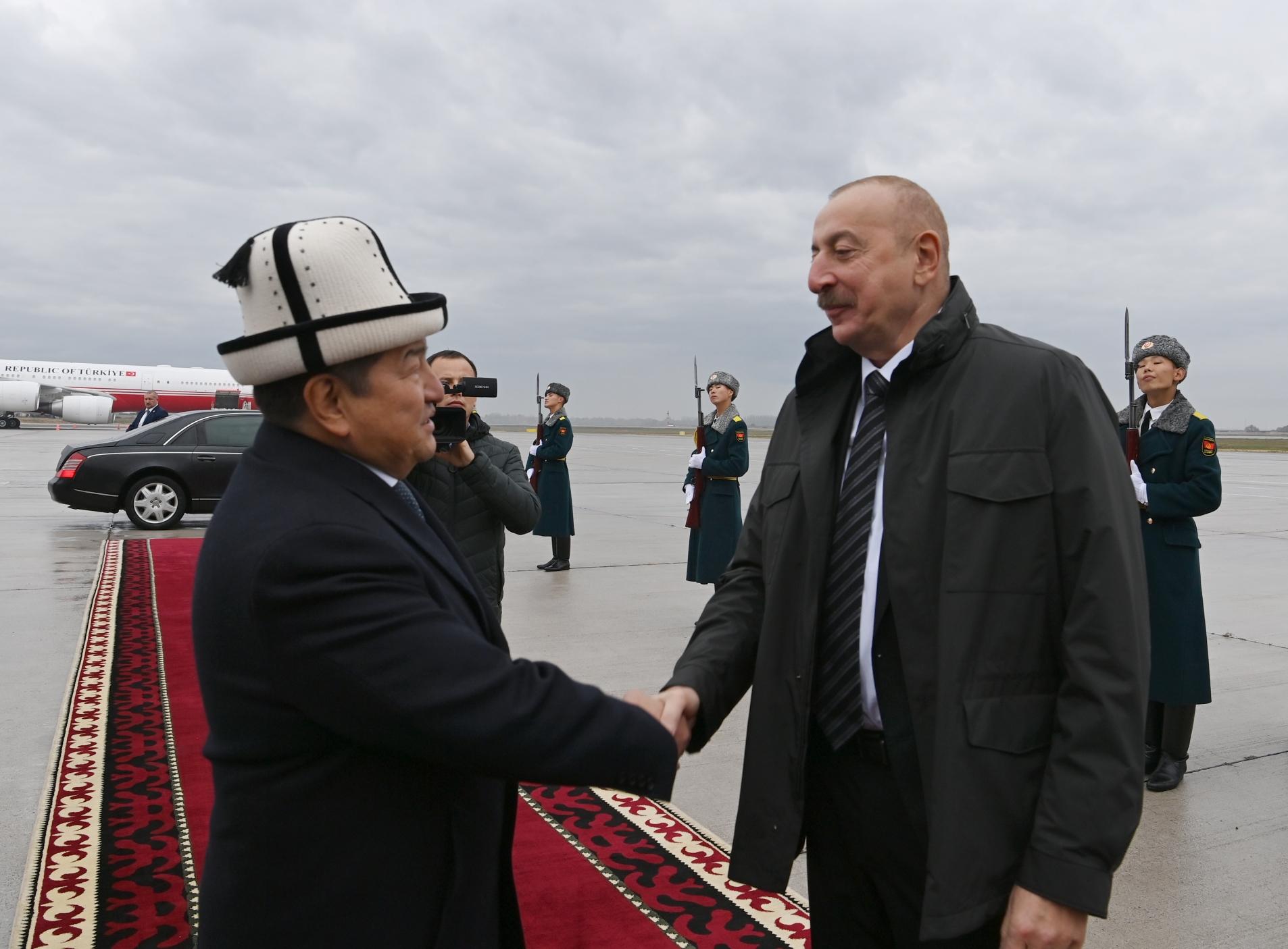 Prezident&nbsp;İlham Əliyevin Qırğız Respublikasına səfəri başa çatıb - FOTO