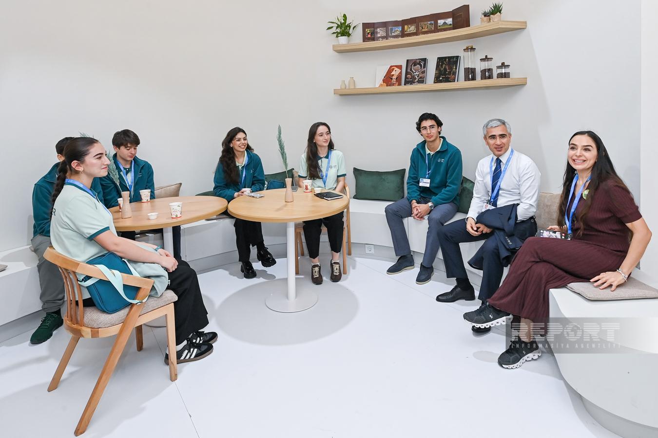 Leyla Əliyeva və Prezidentin köməkçisi COP29-da - FOTOLAR