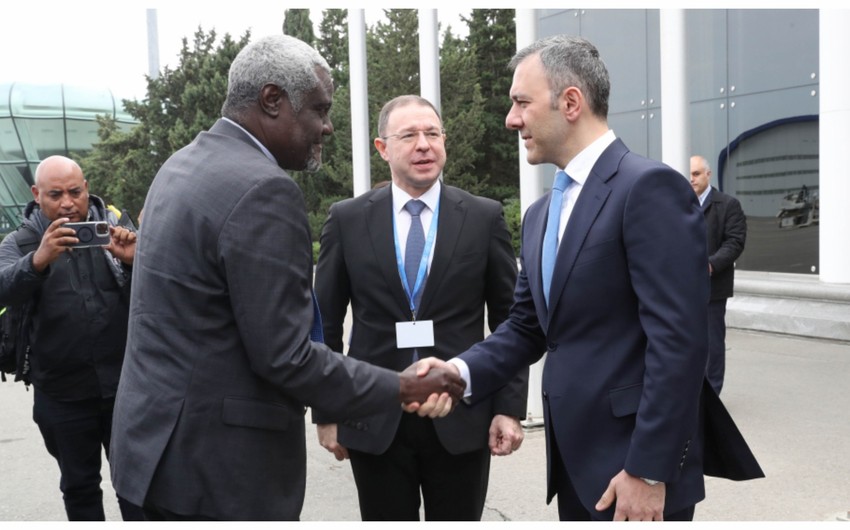 Afrika İttifaqı Komissiyasının sədri Bakıda - FOTO