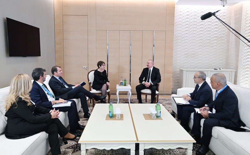 İlham Əliyev EBRD&nbsp;prezidenti ilə görüşüb - Yeni&nbsp;"Anlaşma Memorandumu&rdquo;&nbsp;imzalanıb