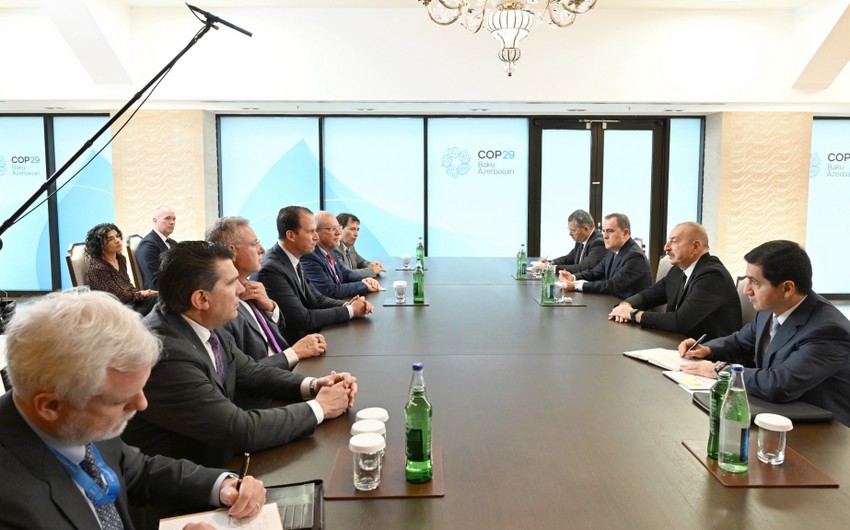 İlham Əliyev ABŞ rəsmiləri ilə görüşüb - Nələr müzakirə olunub? (FOTO) - YENİLƏNİB