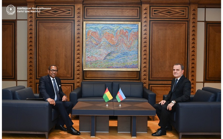 Ceyhun Bayramov Qvineya-Bisau Respublikasının xarici işlər naziri qəbul edib 