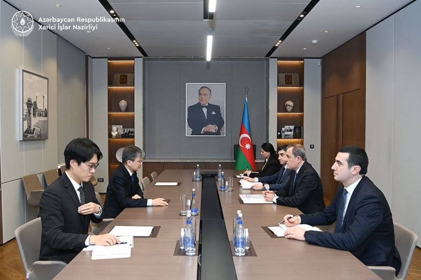 Ceyhun Bayramov Koreya səfiri ilə görüşüb