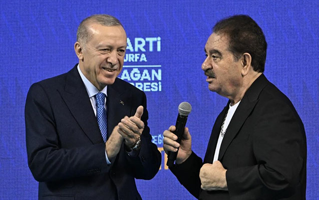 Ərdoğan&nbsp;İbrahim Tatlısəslə birgə mahnı oxudu - VİDEO