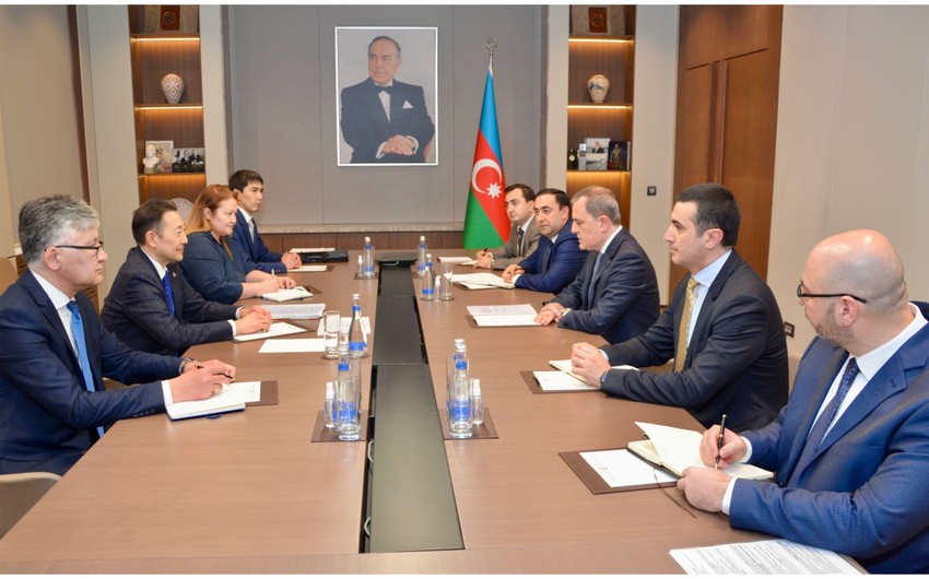 Ceyhun Bayramov&nbsp;Baş katiblə görüşüb - Müzakirə