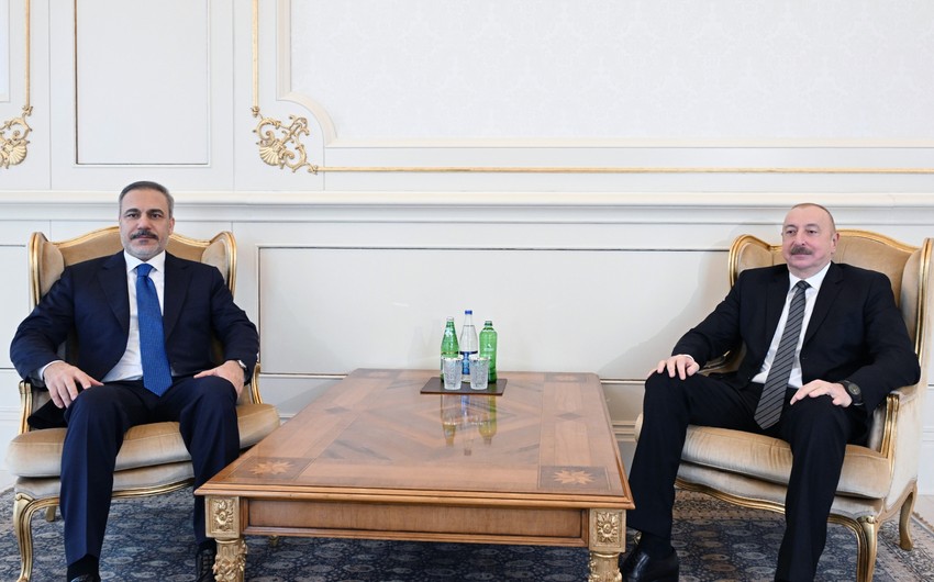 Prezident İlham Əliyev Hakan Fidanı qəbul edib - Nələr müzakirə olunub?