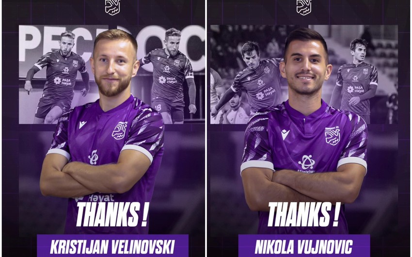 "Sumqayıt" klubu iki futbolçusu ilə vidalaşıb