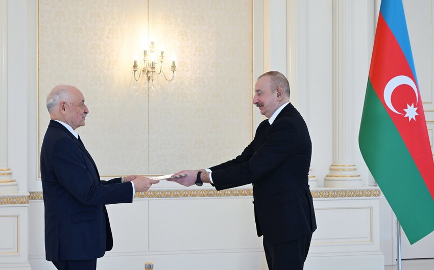Prezident İlham Əliyev daha bir səfirin etimadnaməsini qəbul edib