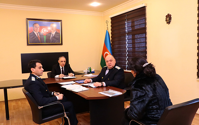 Kamran Əliyev&nbsp;vətəndaşları qəbul edib - FOTO