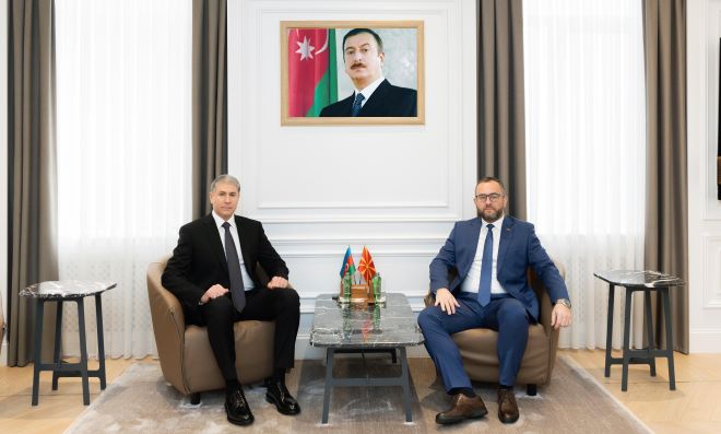 Vilayət Eyvazov Şimali Makedoniya DİN rəhbəri ilə görüşüb&nbsp;- FOTOLAR