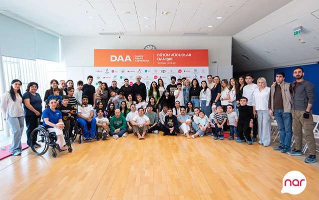 "Nar&rdquo; &ldquo;DanceAbility&rdquo; iştirakçıları ilə görüşüb&nbsp;- FOTOLAR