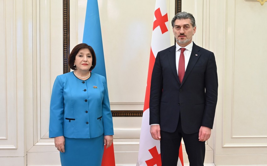 Kavelaşvili&nbsp;Milli Məclisdə olub