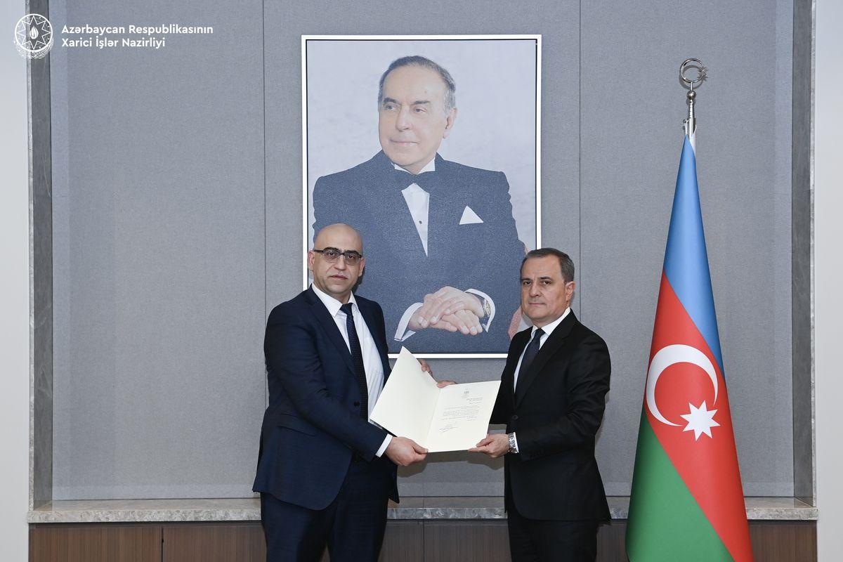 Ceyhun Bayramov Fələstinin yeni səfiri ilə görüşüb - XİN-dən açıqlama + FOTO