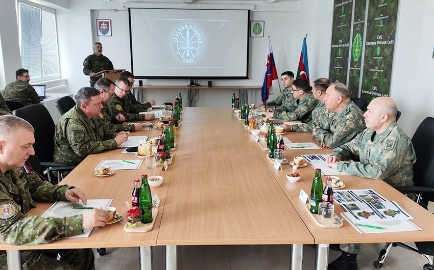 Kərim Vəliyev Slovakiyada hərbi şirkətlərin fəaliyyətini izləyib