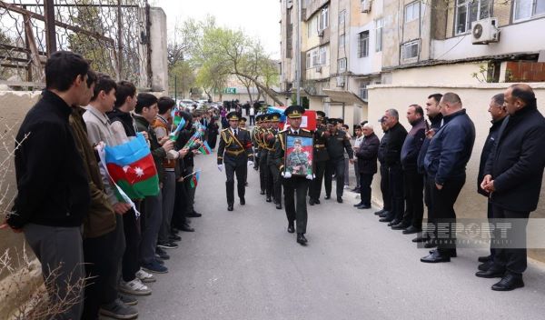 Şəhid Mübariz Hüseynovla vida mərasimi keçirilib&nbsp;